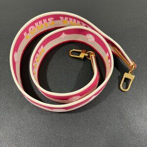 Louis Vuitton Jacquard Speedy Bandouliere 20 Shoulder Strap Fuchsia (JB1418)